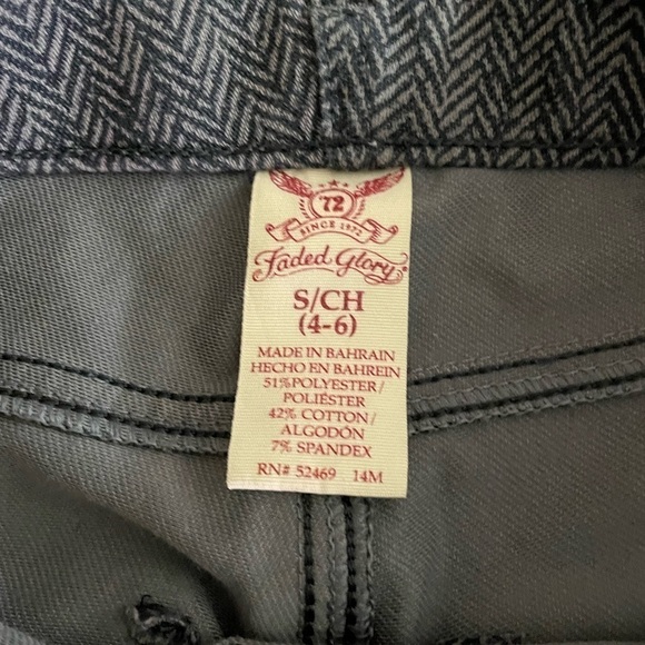 𝅺Faded Glory Womens Black & Grey Jeggings • Used • Size: Small (4-6)​ - Picture 6 of 6